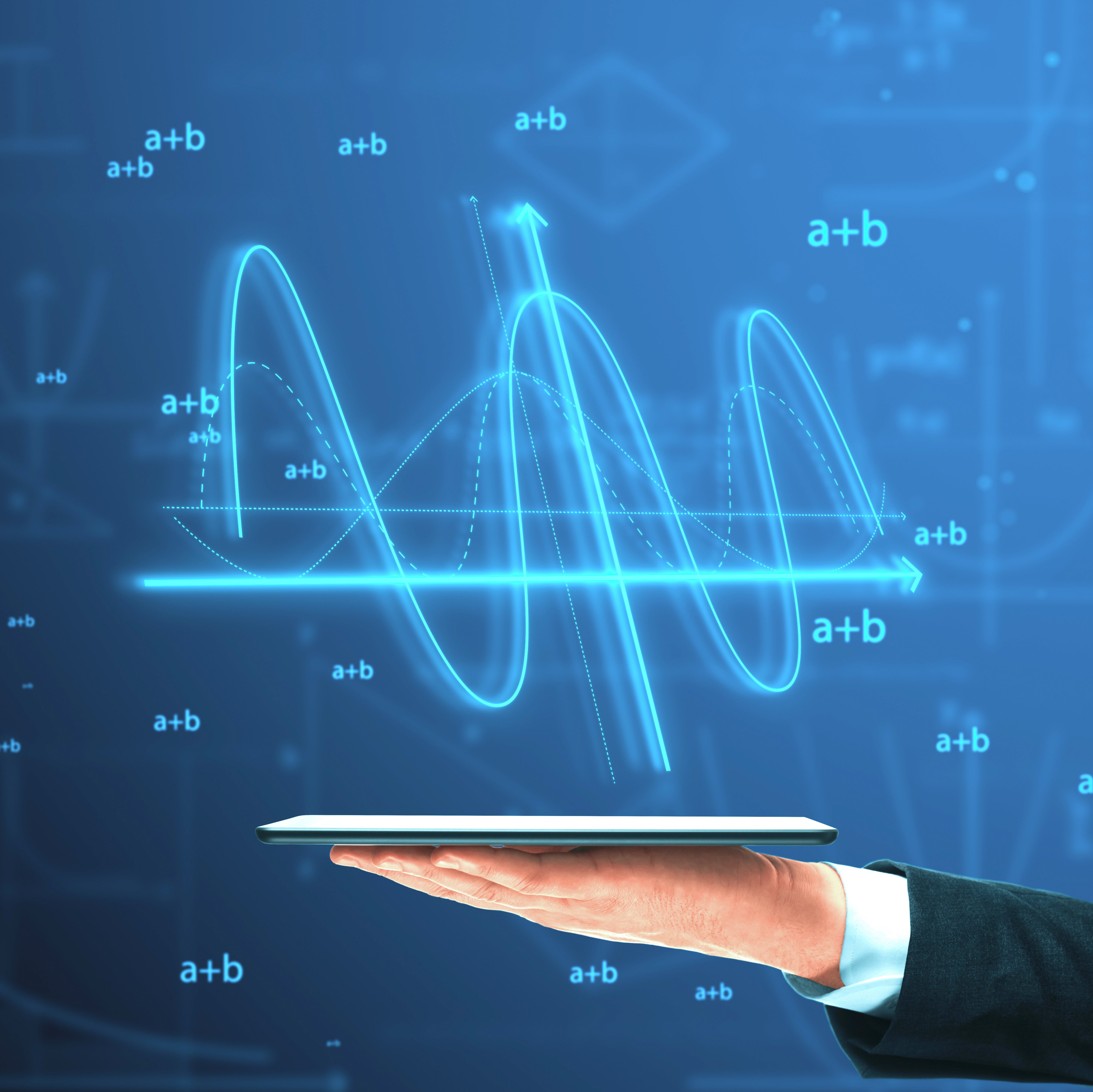 Trigonometrische Funktionen grafisch ableiten Digitale Funktion