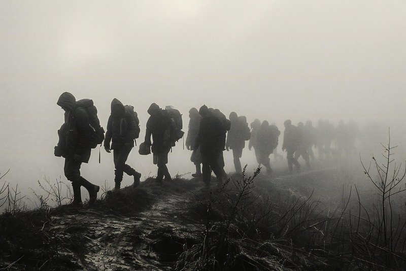 Menschen auf der Flucht