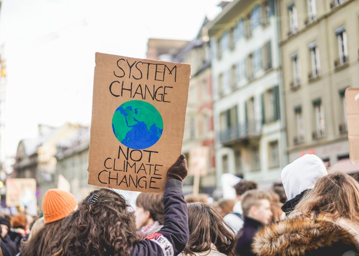 Demonstration zum Klimawandel