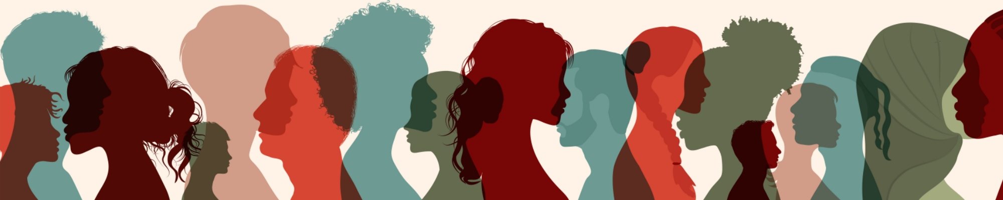 Integration im Unterricht Silhouetten von Menschen