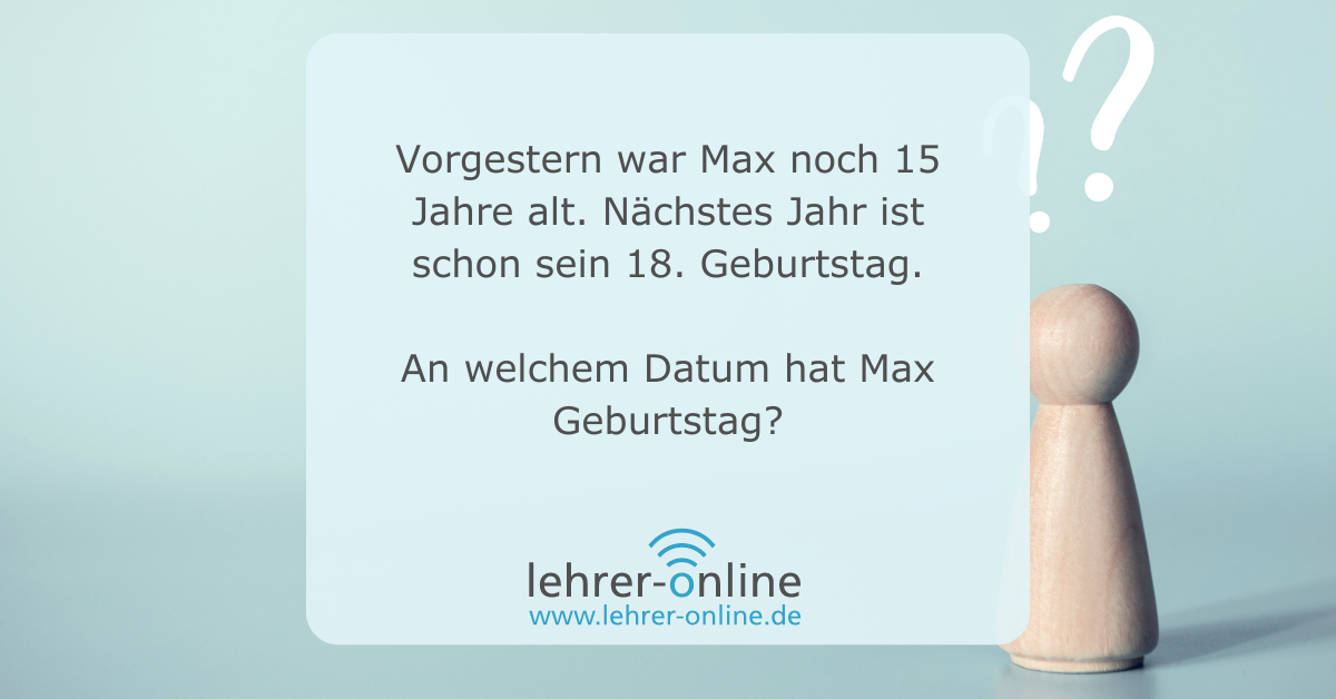 An welchem Datum hat Max Geburtstag?