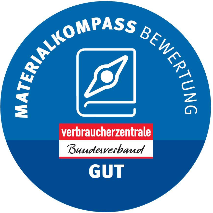 Qualitätssiegel Materialkompass Bewertung