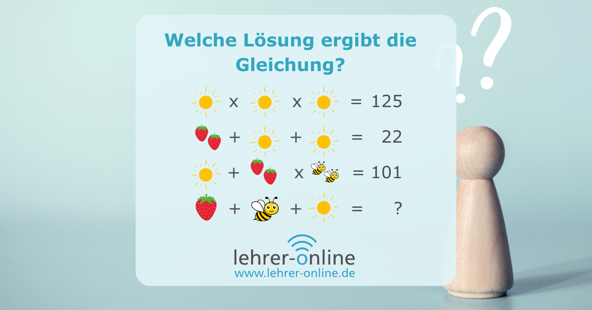 Welche Lösung ergibt die Gleichung?