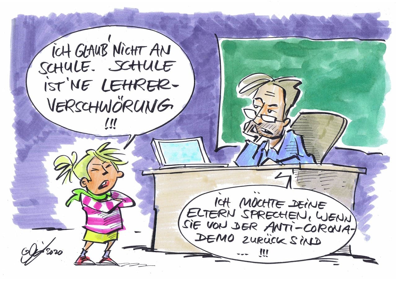 Cartoon der Woche: Schulverschwörung - Lehrer-Online