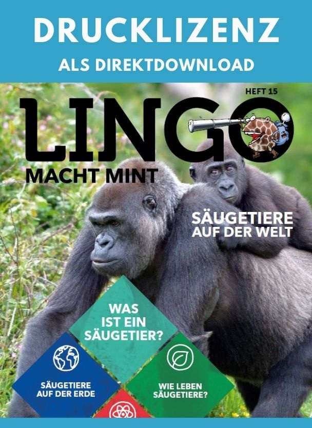 Lingo Macht MINT Drucklizenz 15 Säugetiere Auf Der Welt | Klasse 6 ...